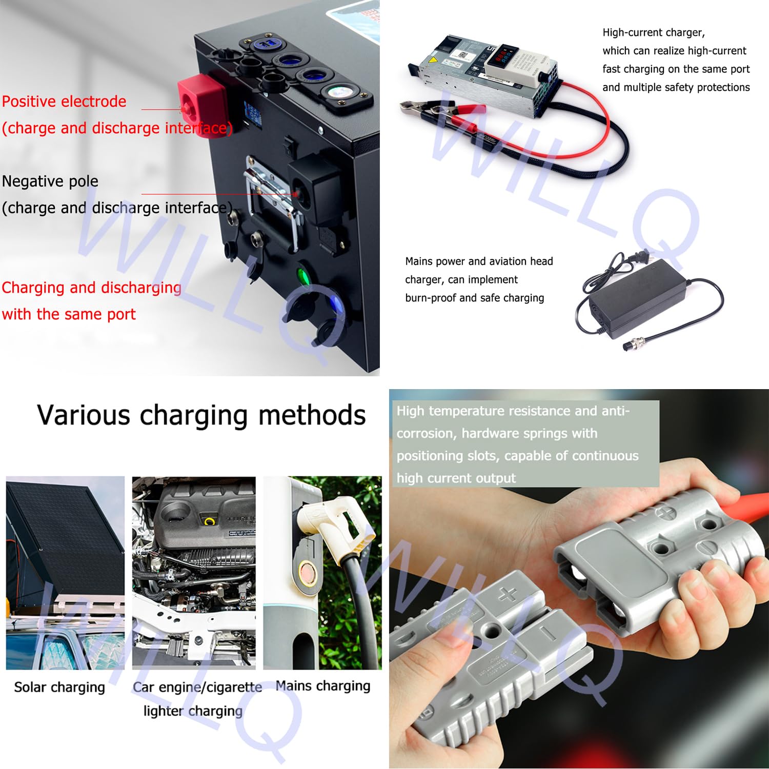 Amazon.co.jp: WILLQ 12V 400Ah 500Ah 600Ah 800Ah 1000Ah LiFePO4